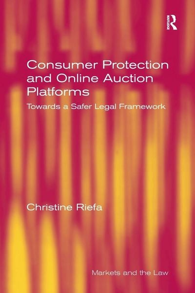 Produktbild: Consumer Protection and Online Auction Platforms
