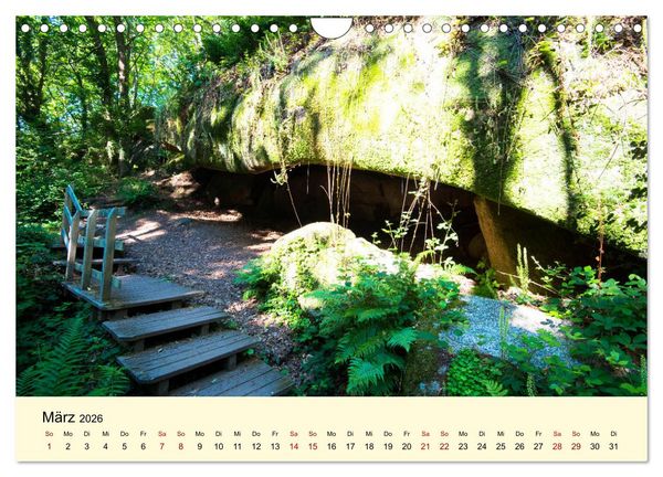 Produktbild: Einzigartige C&ocirc;te Granit Rose (Wandkalender 2026 DIN A4 quer), CALVENDO Monatskalender