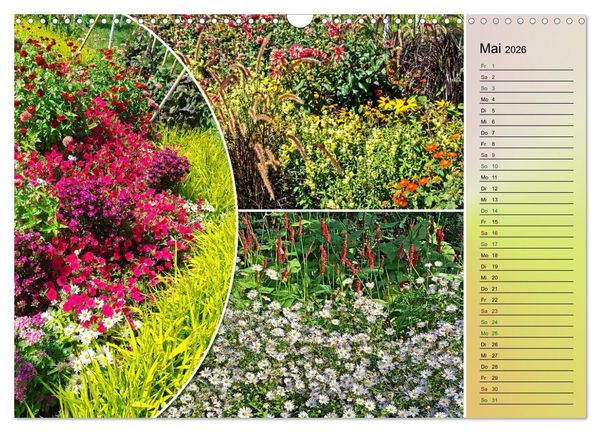 Produktbild: Bl&uuml;hende Gartenparks in Mannheim (Wandkalender 2026 DIN A3 quer), CALVENDO Monatskalender