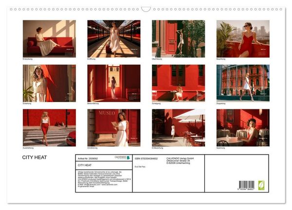 Produktbild: CITY HEAT (Wandkalender 2027 DIN A2 quer), CALVENDO Monatskalender