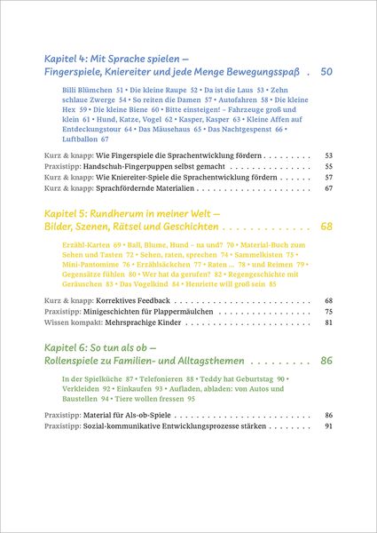 Produktbild: Sprache erleben in der Krippe