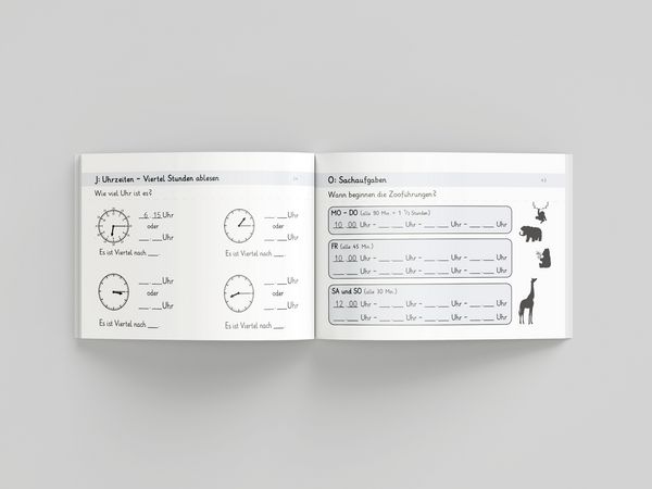 Produktbild: Werde fit in Mathe: Uhrzeit lesen lernen und Zeitspannen
