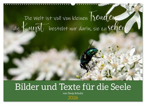 Produktbild: Bilder und Texte f&uuml;r die Seele (Wandkalender 2026 DIN A2 quer), CALVENDO Monatskalender
