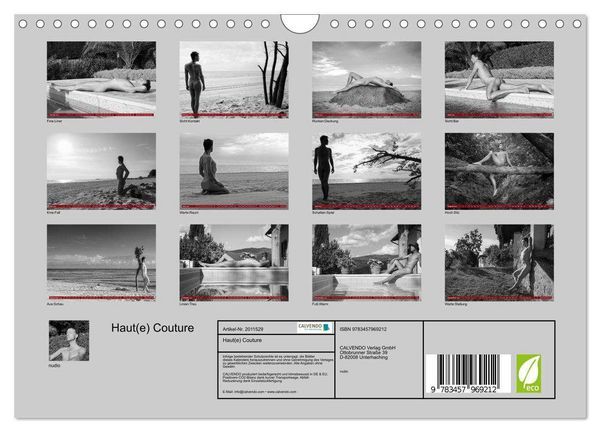 Produktbild: Haut(e) Couture (Wandkalender 2026 DIN A4 quer), CALVENDO Monatskalender
