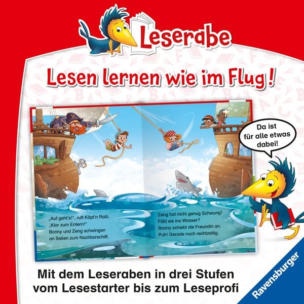 Produktbild: Leserabe 1. Lesestufe - Wilde Piratenabenteuer