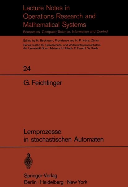 Lernprozesse in stochastischen Automaten