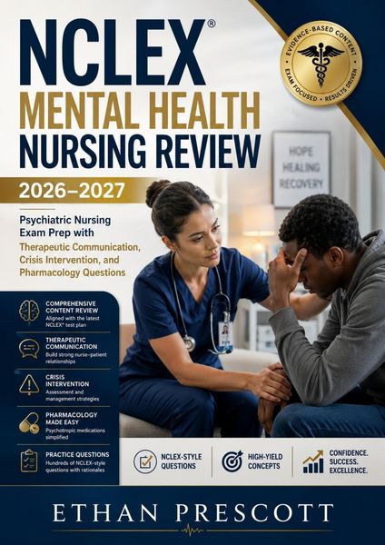 Produktbild: NCLEX Mental Health Nursing Review 2026-2027