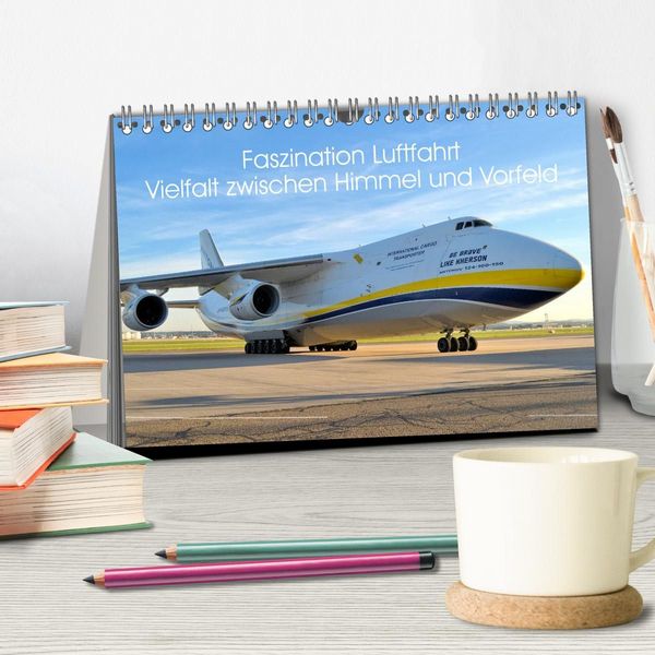 Produktbild: Faszination Luftfahrt Vielfalt zwischen Himmel und Vorfeld (Tischkalender 2027 DIN A5 quer), CALVENDO Monatskalender