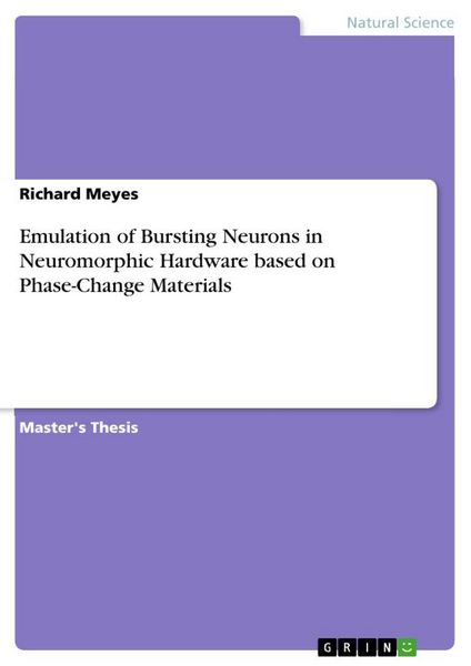 Produktbild: Emulation of Bursting Neurons in Neuromorphic Hardware based on Phase-Change Materials