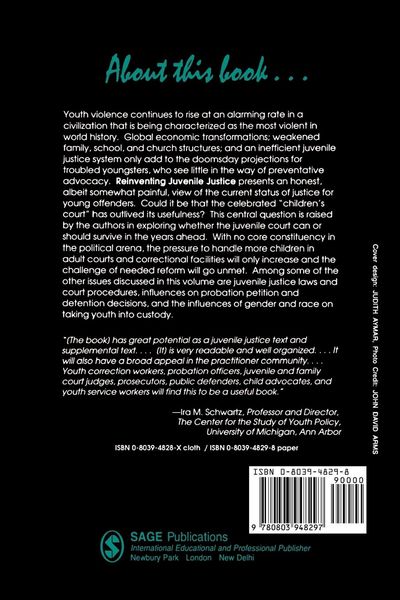 Produktbild: Reinventing Juvenile Justice