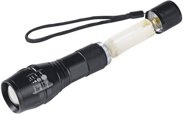 Produktbild: EASYmaxx Security Funktions-Taschenlampe 4,5V schwarz