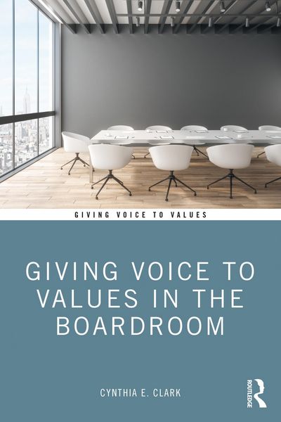 Produktbild: Giving Voice to Values in the Boardroom