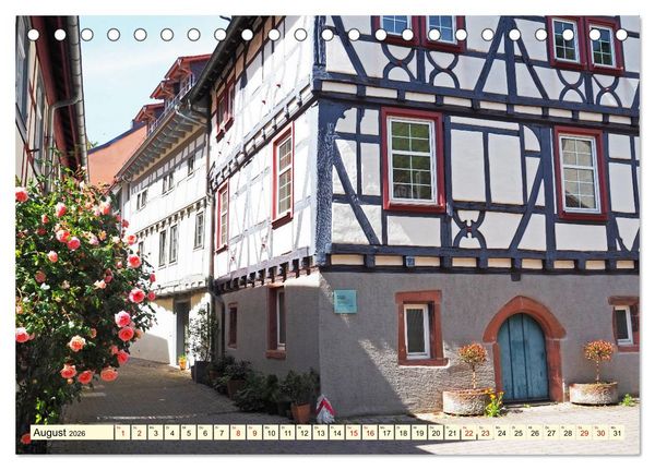 Produktbild: Weinheim im Laufe der Jahreszeiten (Tischkalender 2026 DIN A5 quer), CALVENDO Monatskalender