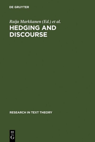 Produktbild: Hedging and Discourse