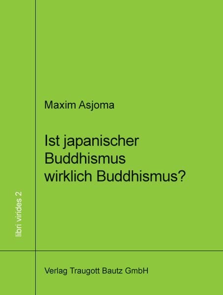 Produktbild: Ist japanischer Buddhismus wirklich Buddhismus?