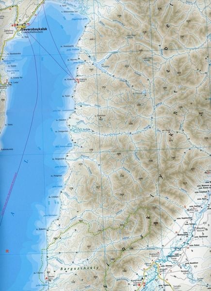 Reise Know-How Landkarte Baikalsee / Lake Baikal 1:550.000