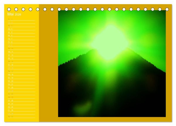 Produktbild: Licht-Portale 2026 (Tischkalender 2026 DIN A5 quer), CALVENDO Monatskalender