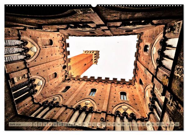 Produktbild: Sehnsucht nach SIENA (Wandkalender 2026 DIN A2 quer), CALVENDO Monatskalender