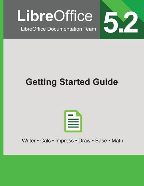 Produktbild: LibreOffice 5.2 Getting Started Guide