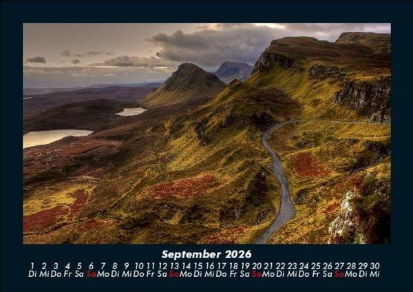 Produktbild: Landschaftskalender 2026 Fotokalender DIN A5