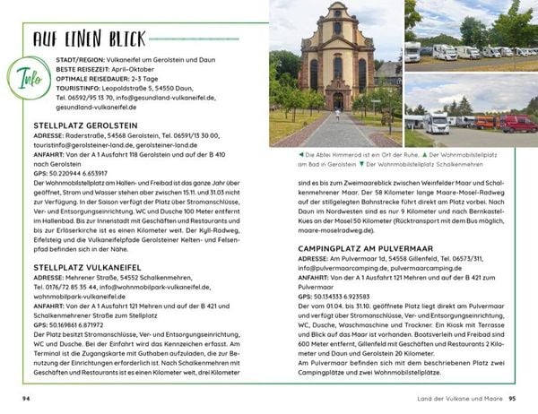 Wochenend und Wohnmobil - Kleine Auszeiten in der Eifel