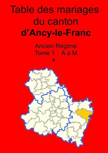 Produktbild: Les mariages du canton d ancy le
