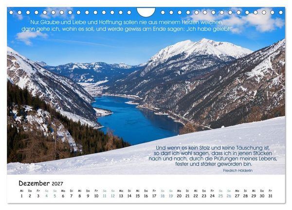 Produktbild: Christliche Bildpoesie 2027 (Wandkalender 2027 DIN A4 quer), CALVENDO Monatskalender
