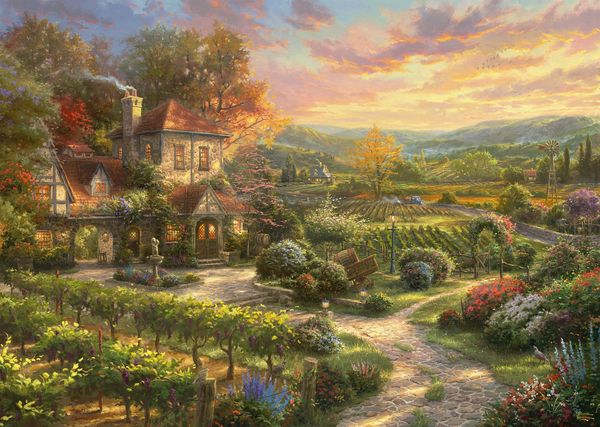 Produktbild: PU2000T.Kinkade,In den Weinbergen