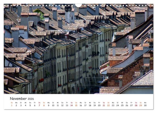 Produktbild: Bern... / Sehen und Erleben / Fotografischer Stadtrundgang (Wandkalender 2026 DIN A3 quer), CALVENDO Monatskalender