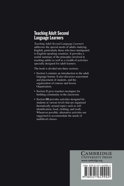 Produktbild: Teaching Adult Second Language Learners