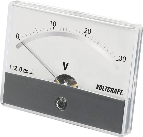 Produktbild: VOLTCRAFT AM-86X65/30V/DC AM-86X65/30V/DC Einbau-Messger&auml;t AM-86X65/30V/DC Drehspule
