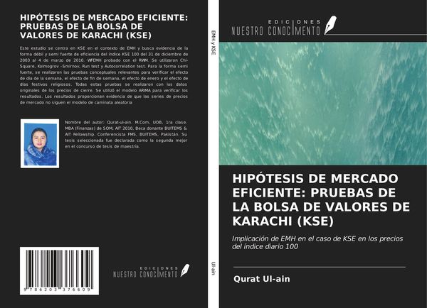 Produktbild: Hip&oacute;tesis De Mercado Eficiente: Pruebas De La Bolsa De Valores De Karachi (kse)