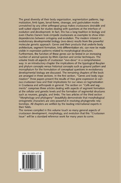 Produktbild: Evolutionary Developmental Biology of Crustacea