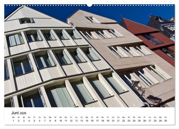 Produktbild: Frankfurt am Main - Fassaden (hochwertiger Premium Wandkalender 2026 DIN A2 quer), Kunstdruck in Hochglanz