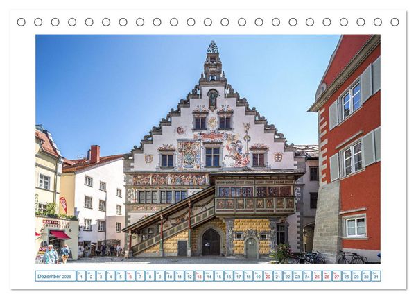 Produktbild: Insel Lindau - Bayerische Perle im Bodensee (Tischkalender 2026 DIN A5 quer), CALVENDO Monatskalender