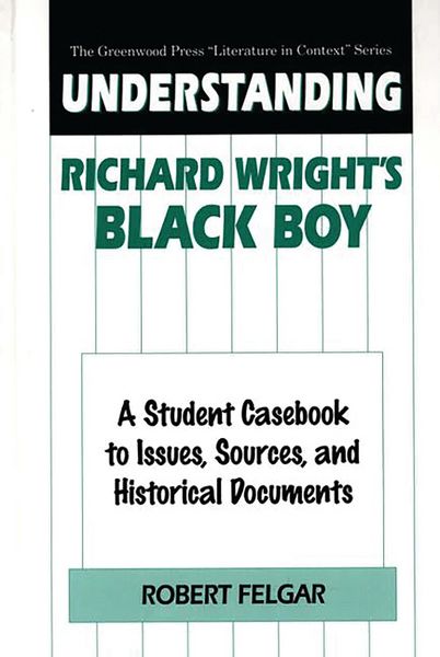 Produktbild: Understanding Richard Wright's Black Boy