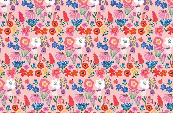 Produktbild: Mit Liebe verpackt &ndash; 10 Geschenkpapierbogen im Blumen-Design
