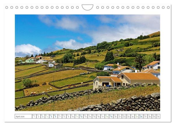Produktbild: Archipelago of the Azores in the North Atlantic Ocean (Wall Calendar 2026 DIN A4 landscape), CALVENDO 12 Month Wall Calendar