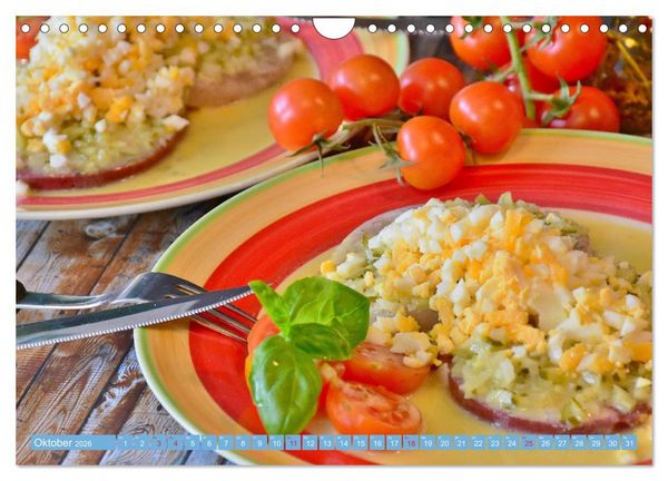 Produktbild: Brotzeit. Z&uuml;nftige Schmankerl der bayerischen Kultur (Wandkalender 2026 DIN A4 quer), CALVENDO Monatskalender