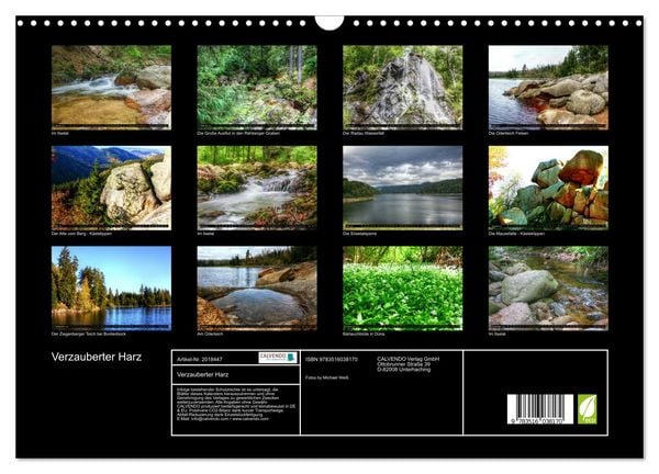 Produktbild: Verzauberter Harz (Wandkalender 2026 DIN A3 quer), CALVENDO Monatskalender