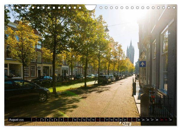 Produktbild: Zauberhaftes Delft - Perle der Niederlande (Wandkalender 2026 DIN A4 quer), CALVENDO Monatskalender