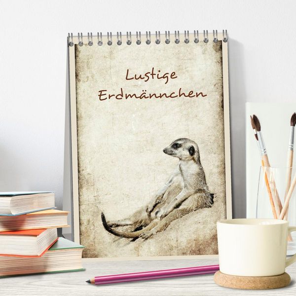 Produktbild: Lustige Erdm&auml;nnchen (Tischkalender 2026 DIN A5 hoch), CALVENDO Monatskalender