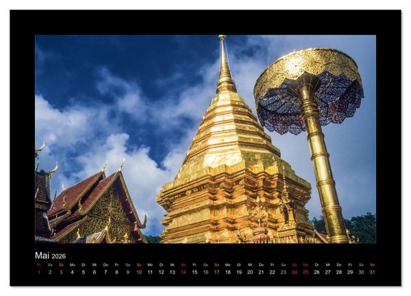 Produktbild: Thailand - Traumstr&auml;nde und Tempel (Wandkalender 2026 DIN A3 quer), CALVENDO Monatskalender
