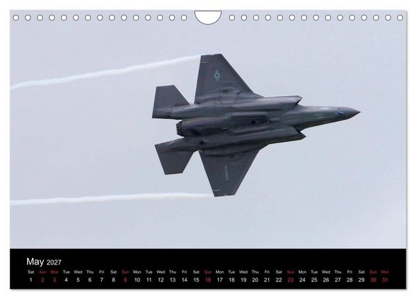 Produktbild: Lockheed Martin F35 Stealth Fighter (Wall Calendar 2027 DIN A4 landscape), CALVENDO 12 Month Wall Calendar