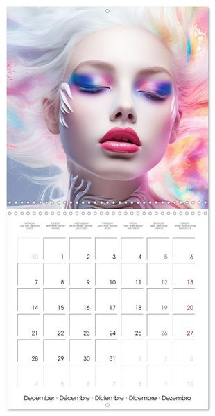 Produktbild: Fascination artful hair (Wall Calendar 2026 12 &times; 12 Inch) CALVENDO 12 Month Wall Calendar