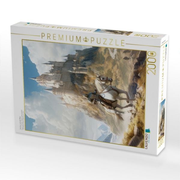 Produktbild: CALVENDO Puzzle Drachen und edle Ritter | 2000 Teile Lege-Gr&ouml;&szlig;e 90x67cm Foto-Puzzle f&uuml;r gl&uuml;ckliche Stunden