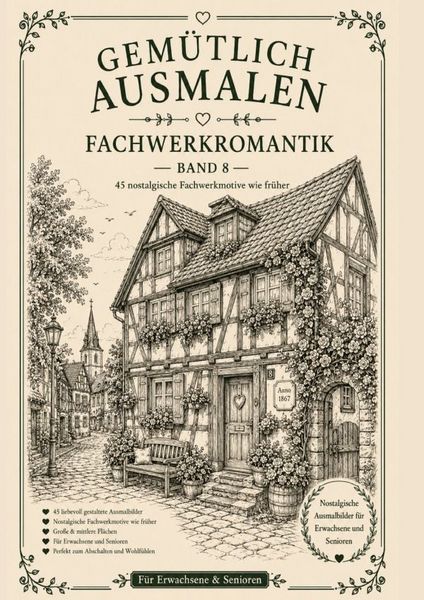 Produktbild: Gem&uuml;tlich ausmalen / Gem&uuml;tlich ausmalen - Fachwerkromantik