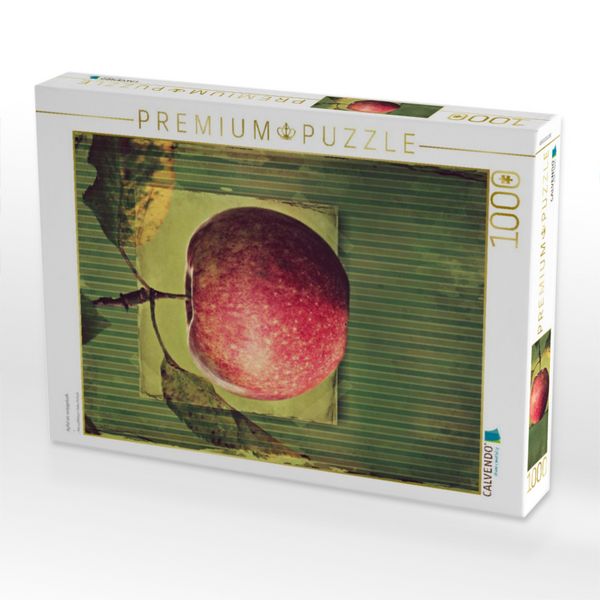 Produktbild: CALVENDO Puzzle Apfel im vintagelook | 1000 Teile Lege-Gr&ouml;&szlig;e 64x48cm Foto-Puzzle f&uuml;r gl&uuml;ckliche Stunden