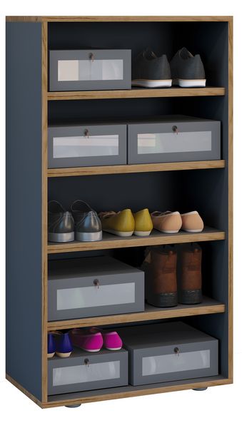 Produktbild: Holz Regal Schuhschrank Schuhregal Salia B60
