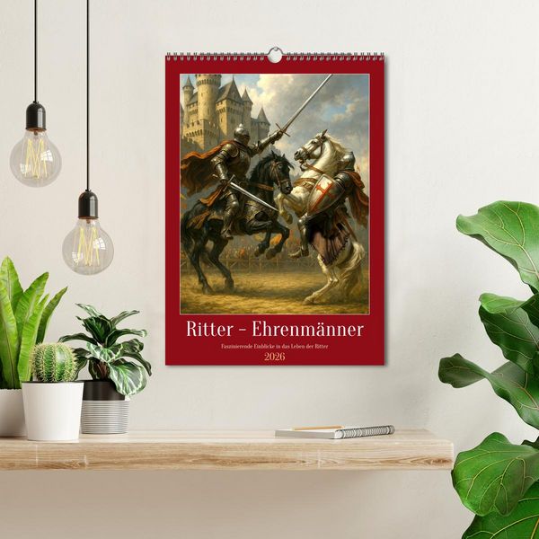 Produktbild: Ritter - Ehrenm&auml;nner (Wandkalender 2026 DIN A3 hoch), CALVENDO Monatskalender
